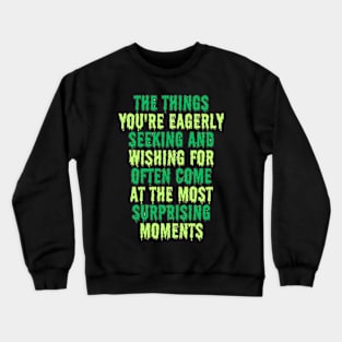 Serendipity Whispers T-Shirt Design Crewneck Sweatshirt